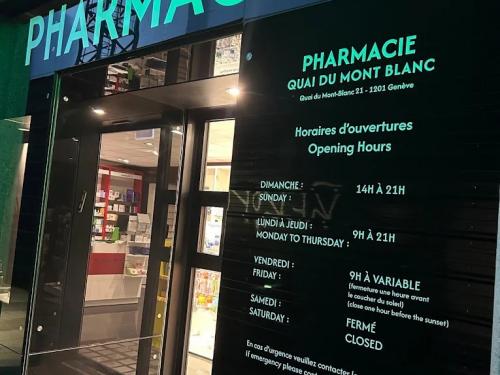 Pharmacie Quai du Mont-Blanc 21 (GE)
